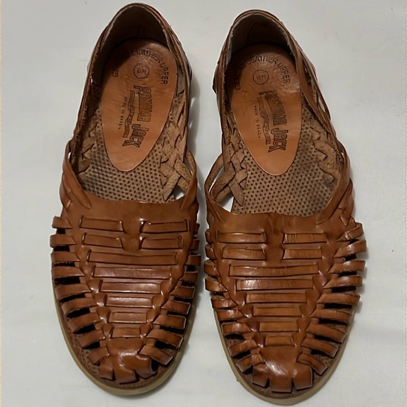Panama Jack Leather Huaraches Sandals - Picture 1 of 6
